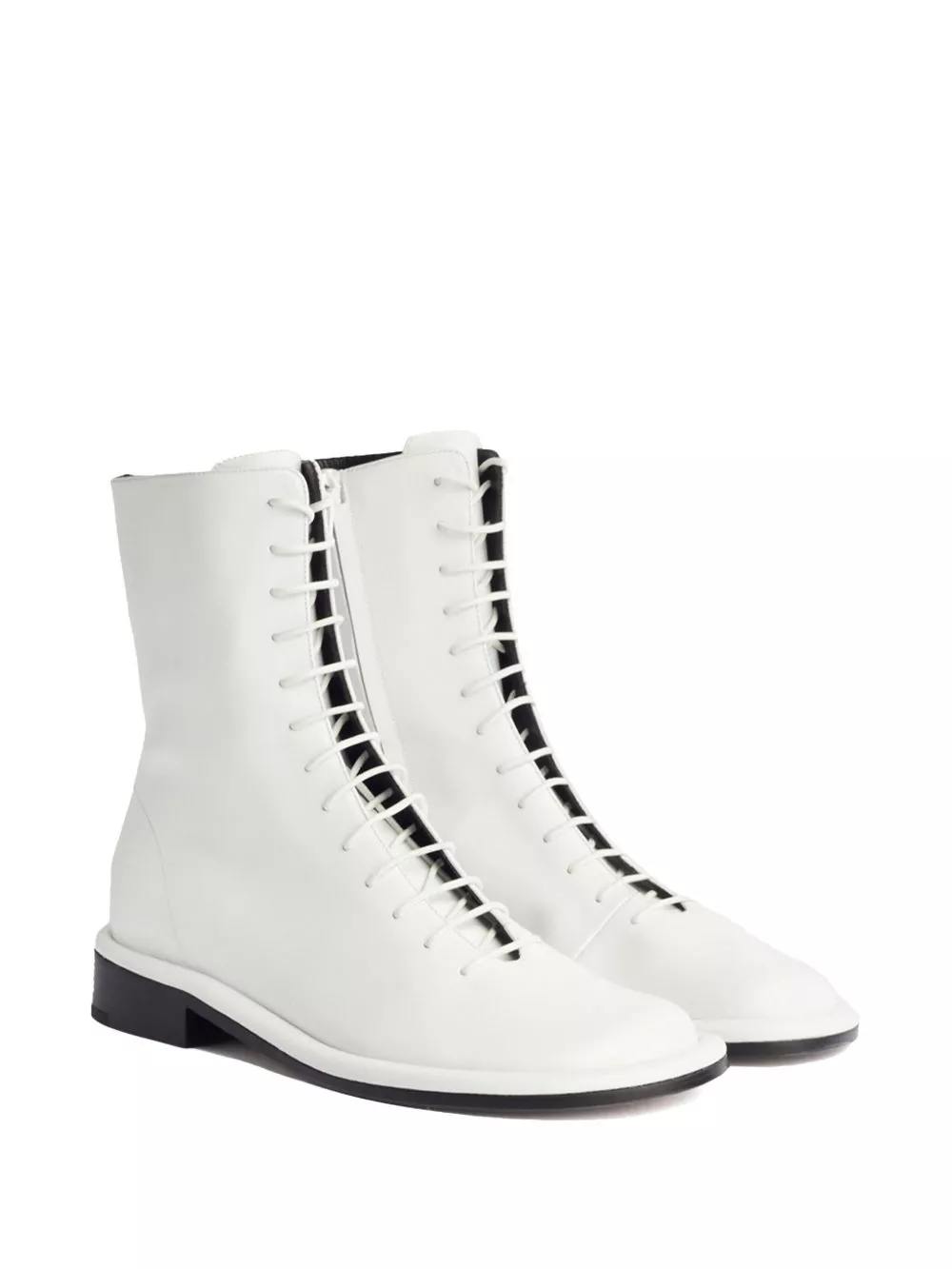 Affordable Proenza Schouler Pipe leather lace-up boots Women 0131