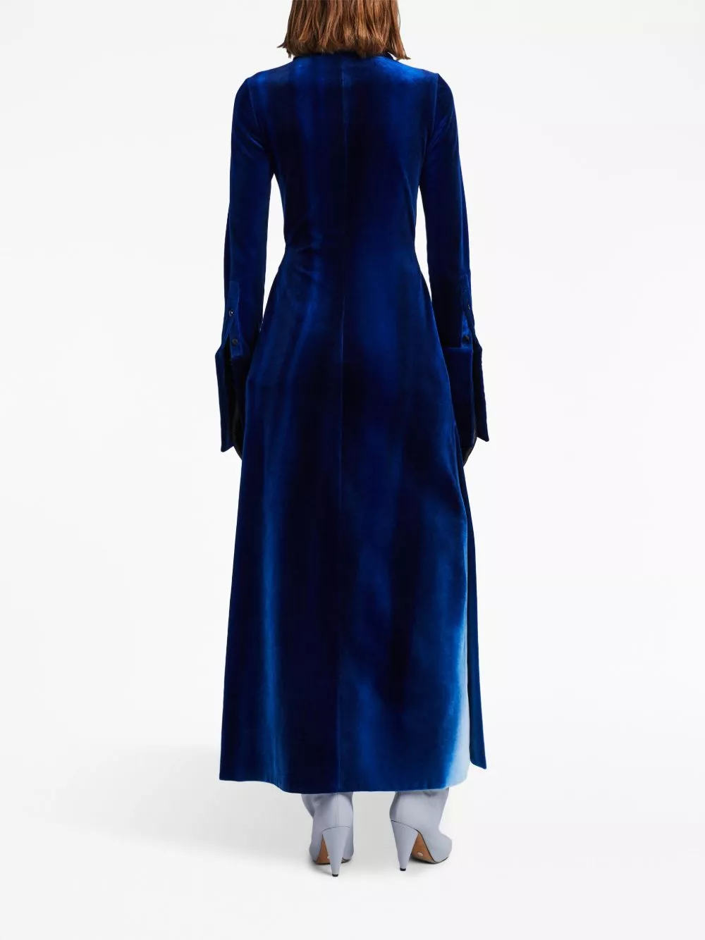 Cheap Proenza Schouler ombre-effect velvet shirtdress Women 0128