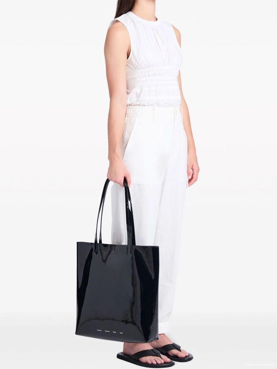 Affordable White tote patent Proenza Women Schouler Label bag Walker 0217