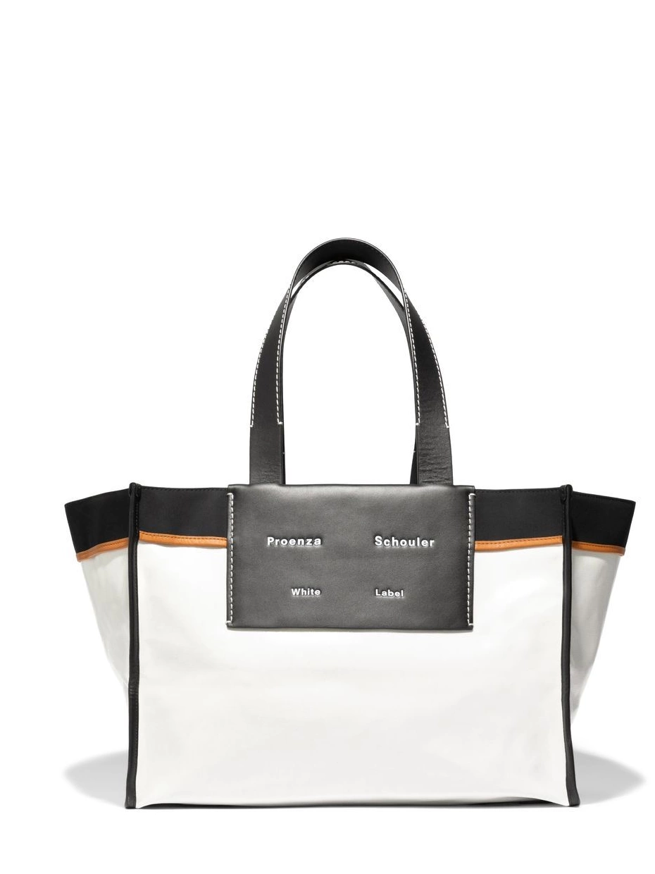 Cheap Label bag Morris tote Schouler coated Proenza White XL Women 0211