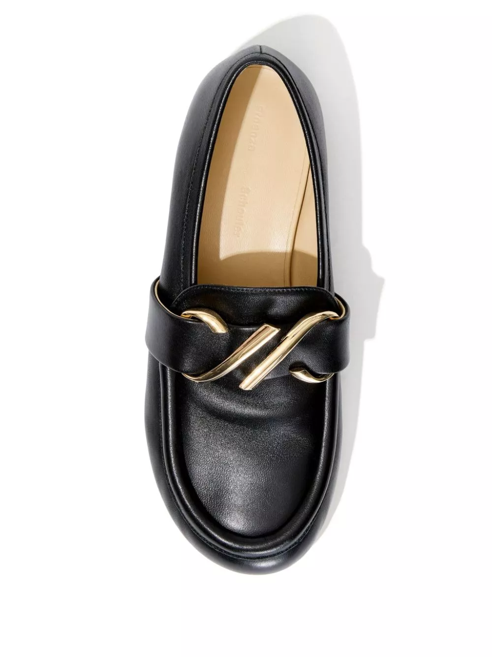 Affordable Proenza Schouler monogram-plaque leather loafers Women 0201