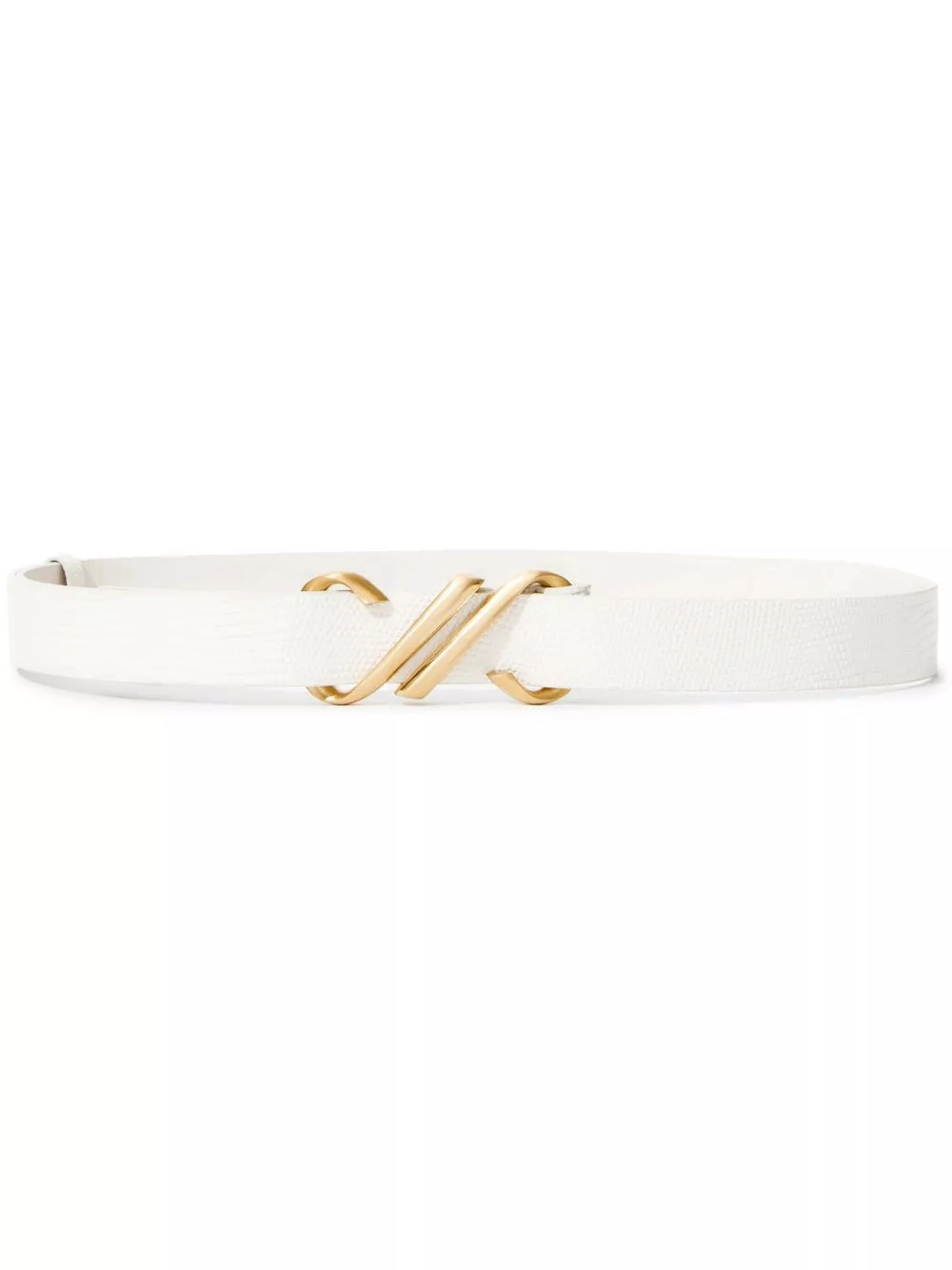 Cheap Proenza Schouler monogram-plaque embossed-leather belt Women 0205