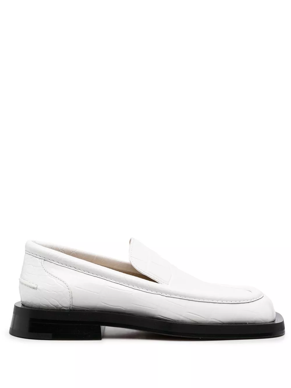 Proenza Schouler crocodile-embossed leather loafers Women 0201